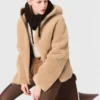 Reversible coat with hood Reversible coat with hood