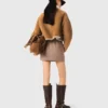 Reversible shearling coat Reversible shearling coat
