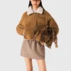 Reversible shearling coat Reversible shearling coat