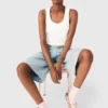 Rhinestone Bermuda shorts Rhinestone Bermuda shorts
