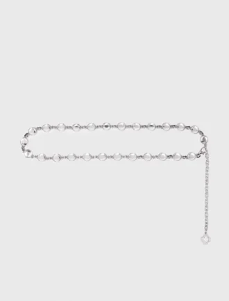Rhinestone chain belt