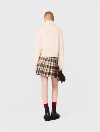 Rhinestone checked kilt