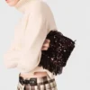 Rhinestone checked kilt Rhinestone checked kilt