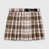 Rhinestone checked kilt Rhinestone checked kilt