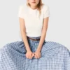 Rhinestone cotton maxi skirt Rhinestone cotton maxi skirt