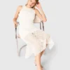 Rhinestone crochet maxi dress Rhinestone crochet maxi dress
