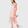 Rhinestone crochet midi dress Rhinestone crochet midi dress