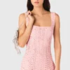 Rhinestone crochet midi dress Rhinestone crochet midi dress