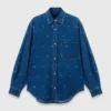 Rhinestone denim shirt Rhinestone denim shirt