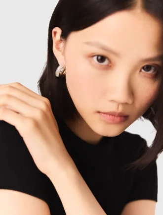 Rhinestone earrings