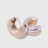 Rhinestone earrings