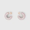 Rhinestone earrings