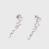 Rhinestone heart earrings Rhinestone heart earrings