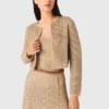 Rhinestone knit cardigan