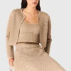 Rhinestone knit cardigan