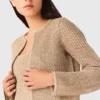 Rhinestone knit cardigan