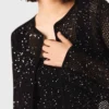 Rhinestone knit cardigan Rhinestone knit cardigan