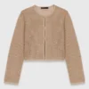Rhinestone knit cardigan