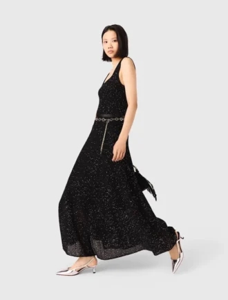 Rhinestone knit maxi dress Rhinestone knit maxi dress