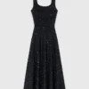 Rhinestone knit maxi dress Rhinestone knit maxi dress