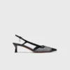 Rhinestone mesh pumps Rhinestone mesh pumps