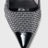 Rhinestone mesh pumps Rhinestone mesh pumps
