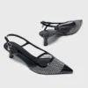 Rhinestone mesh pumps Rhinestone mesh pumps