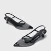Rhinestone mesh pumps Rhinestone mesh pumps
