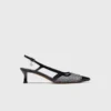 Rhinestone mesh pumps Rhinestone mesh pumps