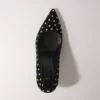 Rhinestone pumps with pointed toes