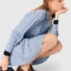 Rhinestone Shirt Dress Rhinestone Shirt Dress