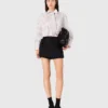 Rhinestone shirt with removable tie Rhinestone shirt with removable tie