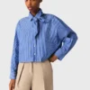 Rhinestone shirt with removable tie Rhinestone shirt with removable tie