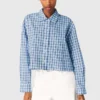 Rhinestone shirt with removable tie Rhinestone shirt with removable tie