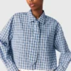 Rhinestone shirt with removable tie Rhinestone shirt with removable tie