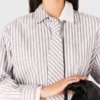 Rhinestone shirt with removable tie Rhinestone shirt with removable tie