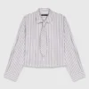 Rhinestone shirt with removable tie Rhinestone shirt with removable tie