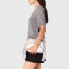 Rhinestone short-sleeve sweater Rhinestone short-sleeve sweater