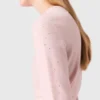 Rhinestone short-sleeve sweater Rhinestone short-sleeve sweater