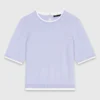 Rhinestone short-sleeve sweater Rhinestone short-sleeve sweater