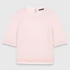 Rhinestone short-sleeve sweater Rhinestone short-sleeve sweater