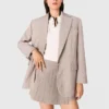 Rhinestone striped suit blazer Rhinestone striped suit blazer