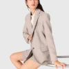 Rhinestone striped suit blazer Rhinestone striped suit blazer