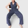 Rhinestone suit trousers with pleats Rhinestone suit trousers with pleats