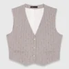 Rhinestone tailored vest Rhinestone tailored vest