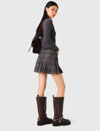 Rib knit sweater