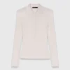 Ribbed polo sweater Ribbed polo sweater