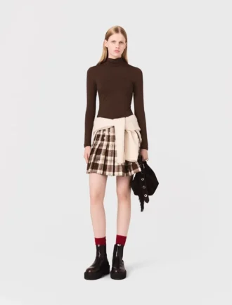 Roll neck T-shirt