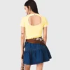 Round back cut-out sweater Round back cut-out sweater