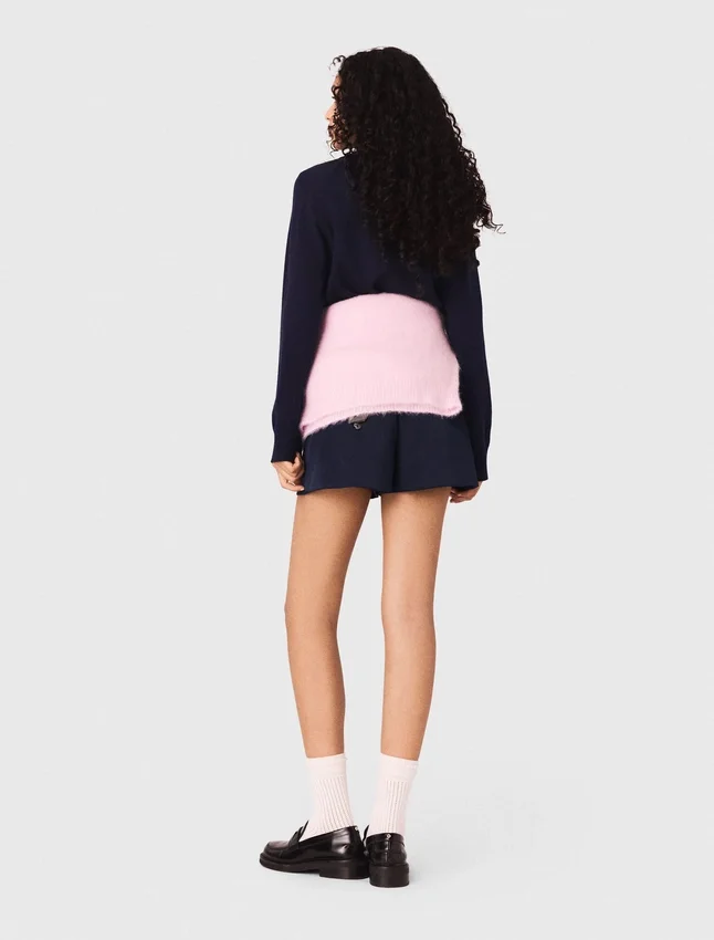 Round neck slogan sweater Round neck slogan sweater